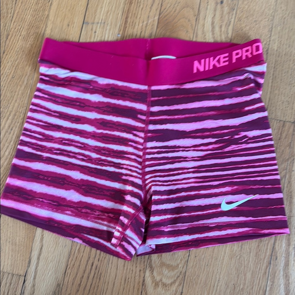 Nike Pink Athletic Shorts with Stretchy Fit